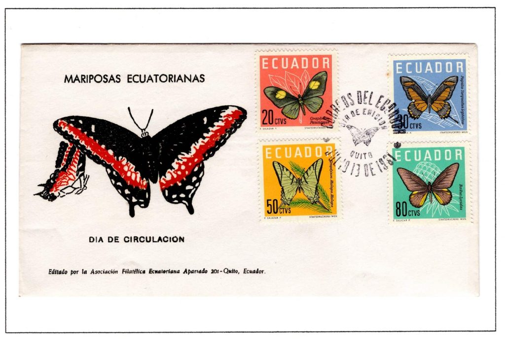 Ecuador 1961 FDC Scot#680 683