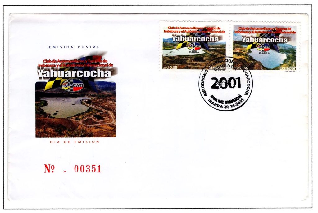 Ecuador 2001 FDC Scot#1591a b