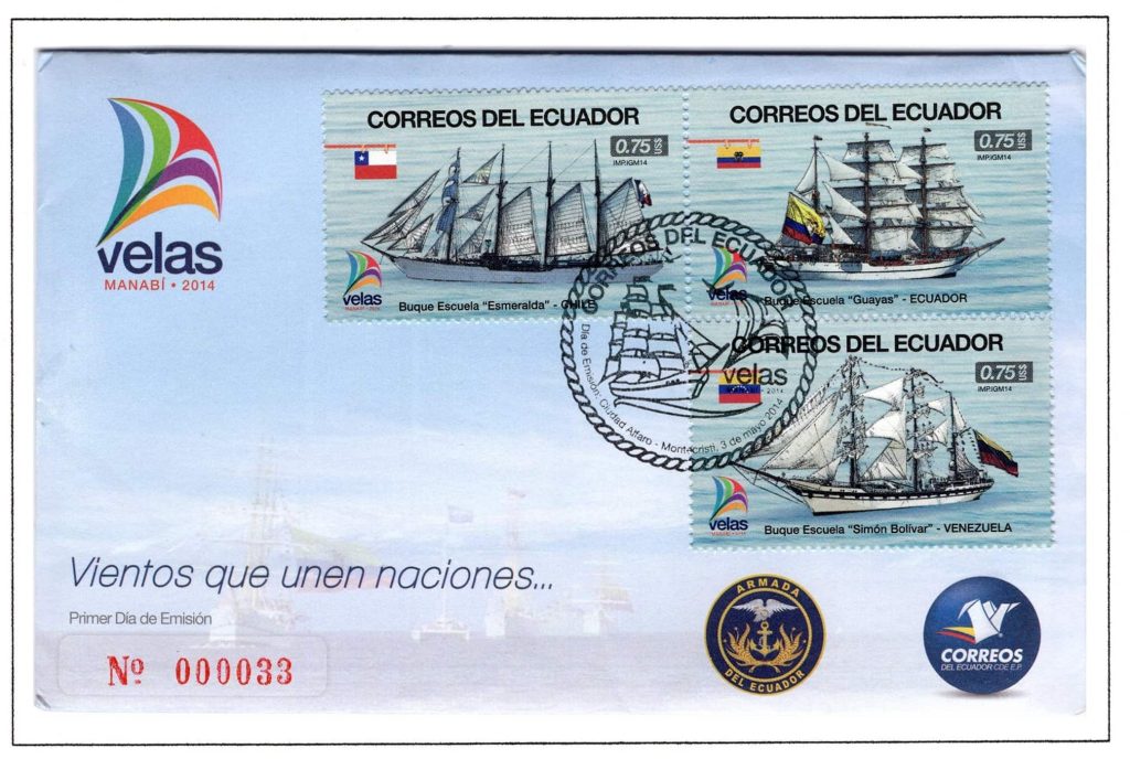 Ecuador 2014 FDC Scott#2116e g