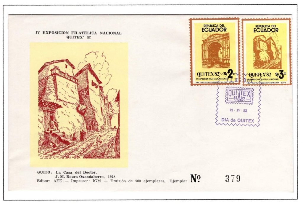 Ecuador 1982 FDC Scott#1021 1022