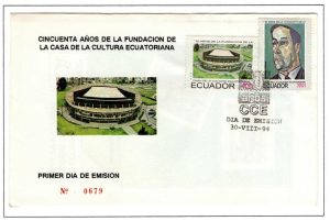 Ecuador 1994 FDC Scott#1347 1348