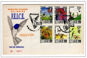 Ecuador 1995 FDC Scott#1382,1383a e