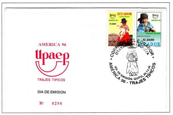 Ecuador 1996 FDC Scott#1424a b