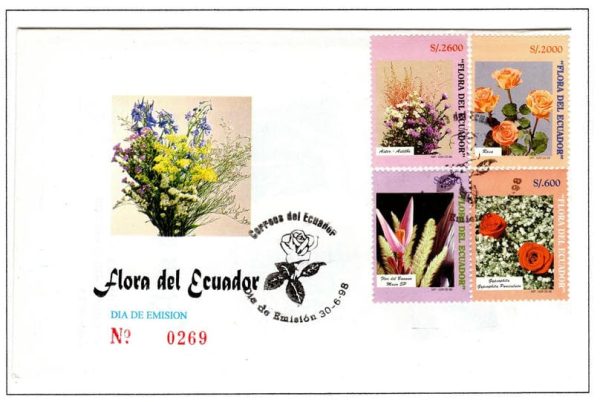 Ecuador 1998 FDC Scott#1457 1460