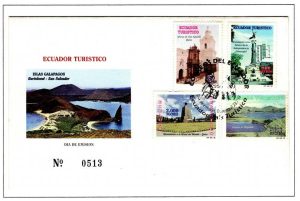 Ecuador 1998 FDC Scott#1464 1467