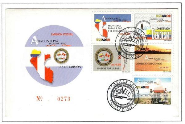 Ecuador 2001 FDC Scott#1578a e