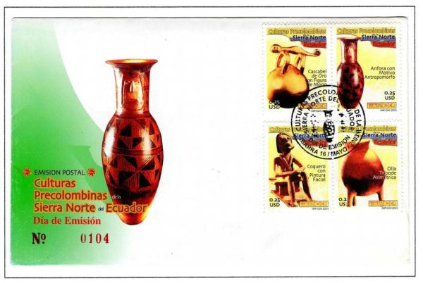 Ecuador 2003 FDC Scott#1675a b,1676a b